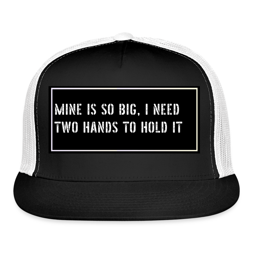 Fishing Cap Funny - black/white