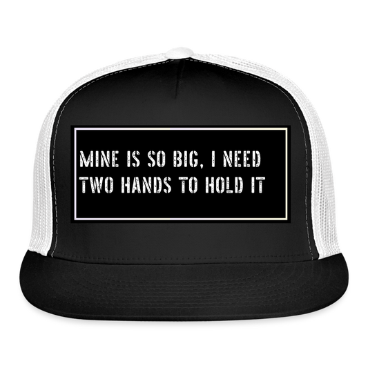 Fishing Cap Funny - black/white