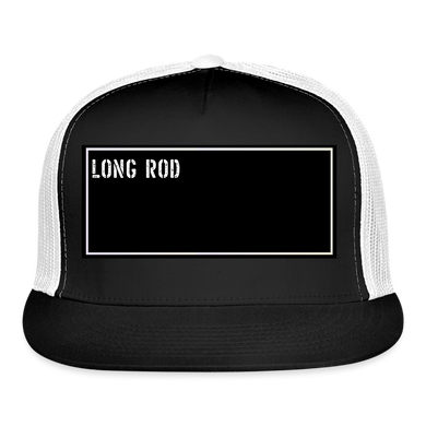 Fishing Trucker Hat Funny - black/white