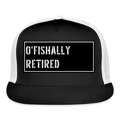 Fishing Hat Funny - black/white