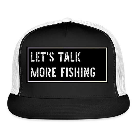 Fishing Hat Funny - black/white