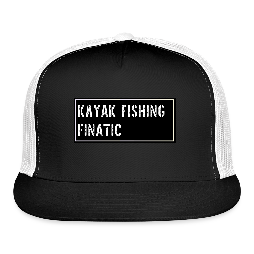 Funny Fish Hat - black/white