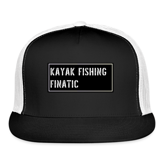 Funny Fish Hat - black/white