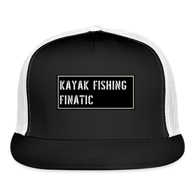 Funny Fish Hat - black/white