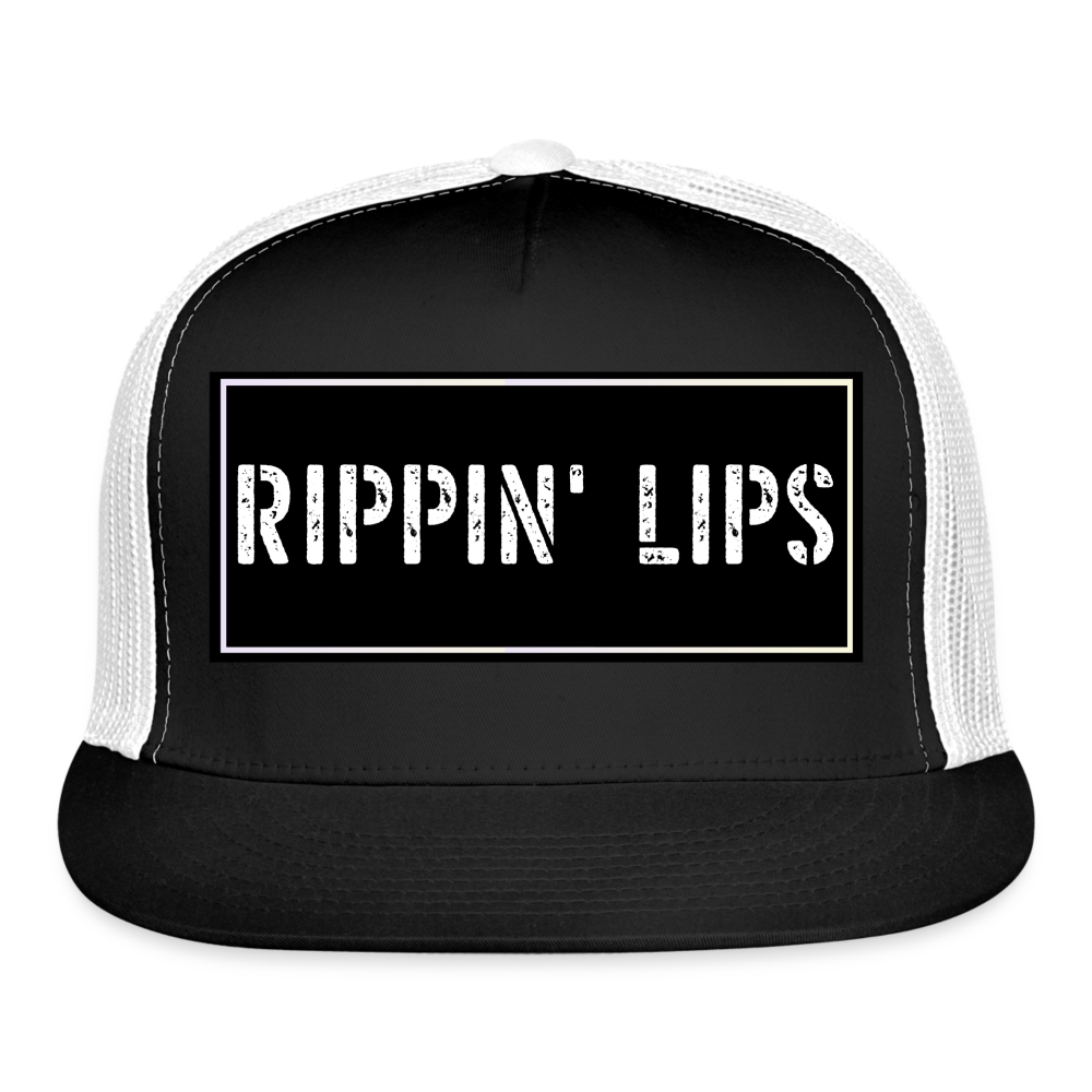 Fishing Cap Funny - black/white