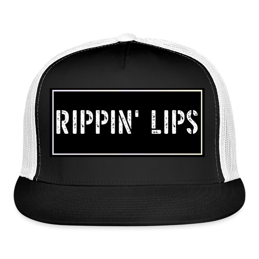 Fishing Cap Funny - black/white