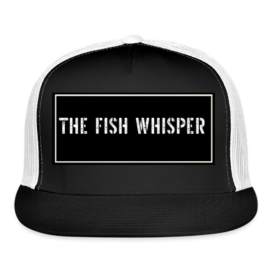 Funny Fishing Hat - black/white