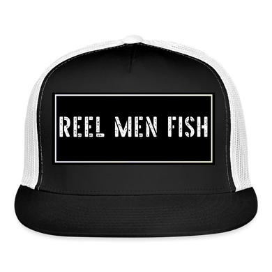Funny Fishing Hat - black/white