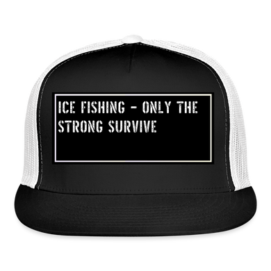 Funny Fishing Cap - black/white