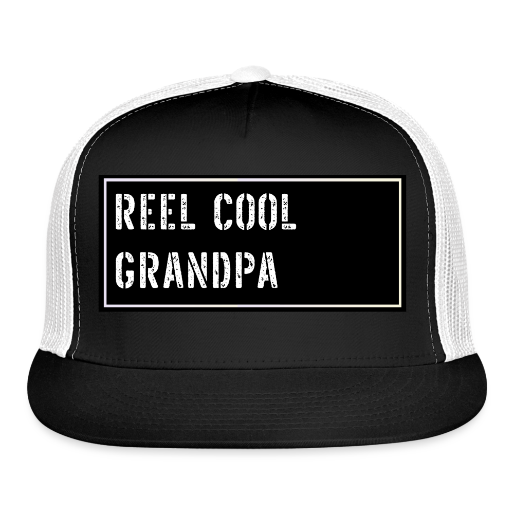 Fishing Cap Funny - black/white