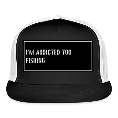 Funny Fishing Cap - black/white