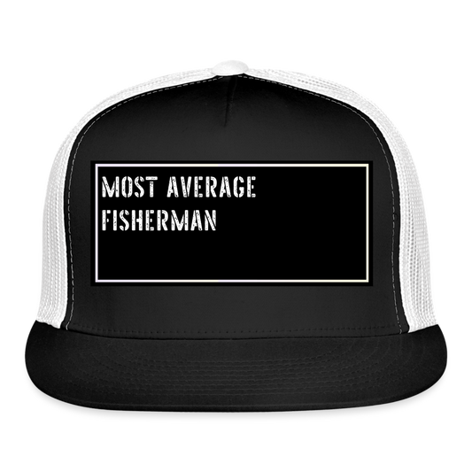 Funny Fishing Cap - black/white