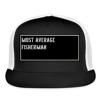 Funny Fishing Cap - black/white