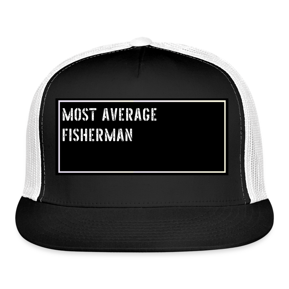 Funny Fishing Cap - black/white