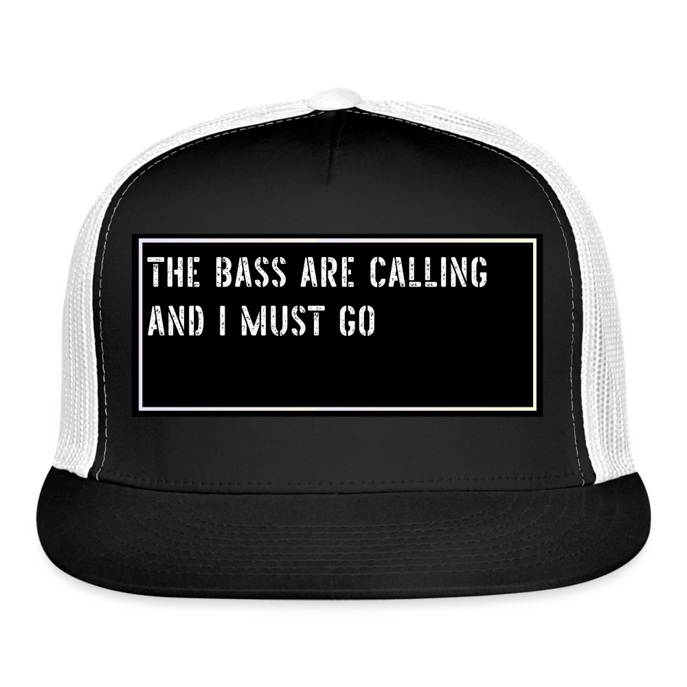 Fishing Cap Funny - black/white