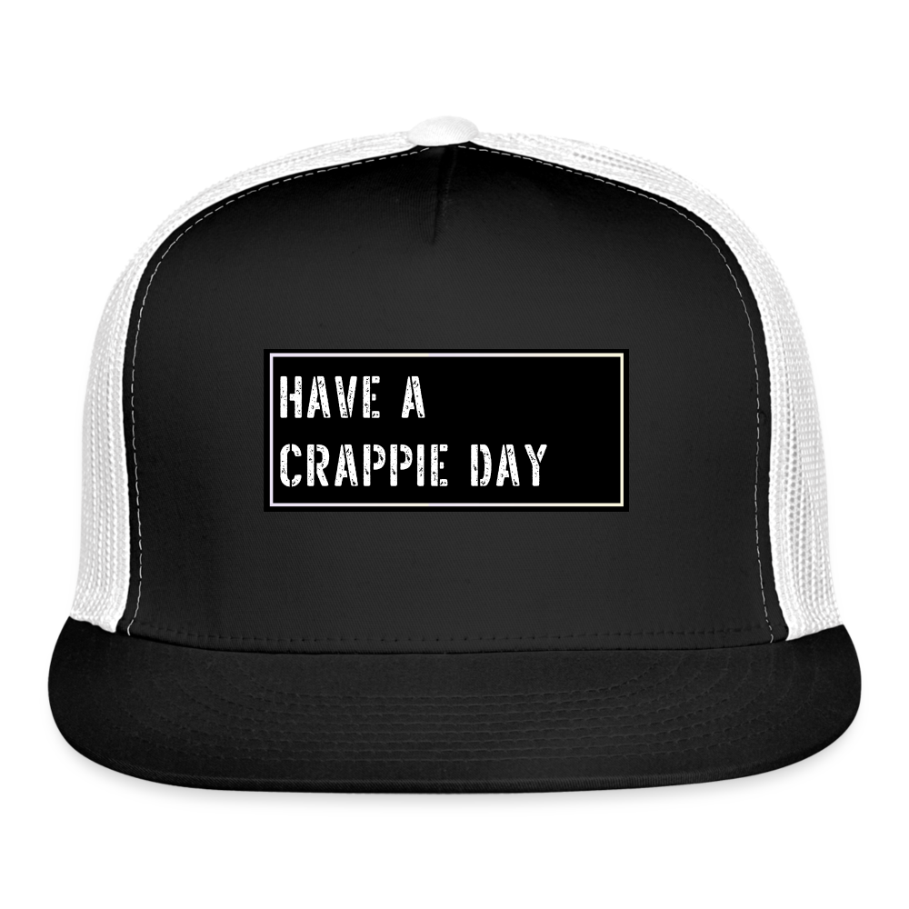 Funny Fish Hat - black/white