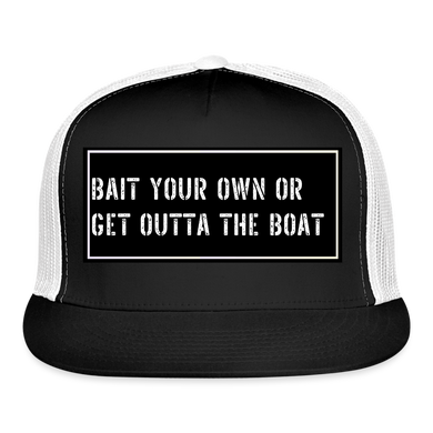 Fishing Hat Funny - black/white