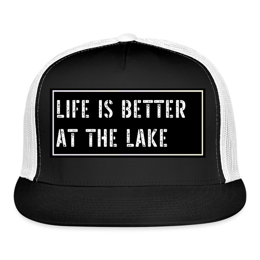 Fishing Cap Funny - black/white