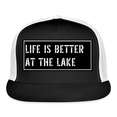 Fishing Cap Funny - black/white