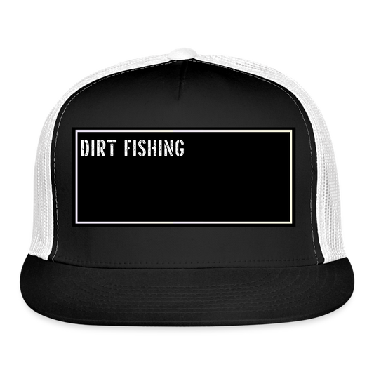 Fish Hat Funny - black/white