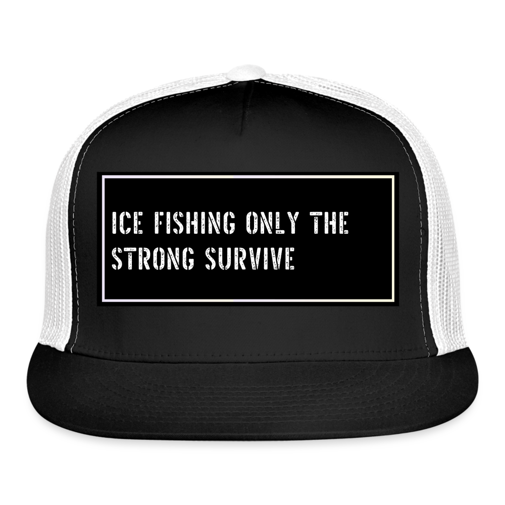 Fishing Hat Funny - black/white