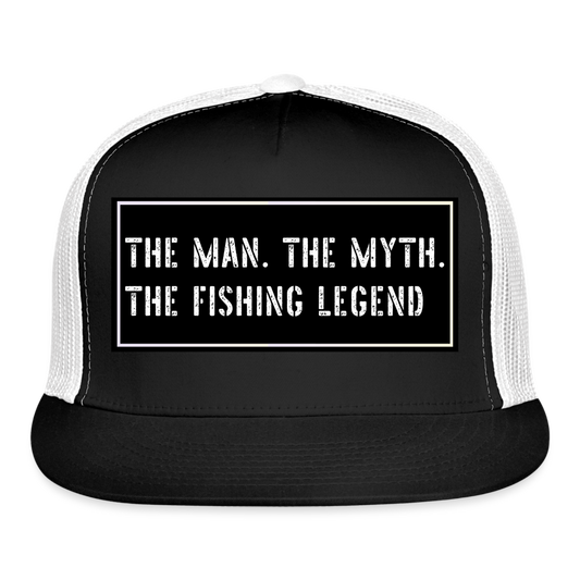 Fishing Cap Funny - black/white