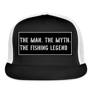 Fishing Cap Funny - black/white