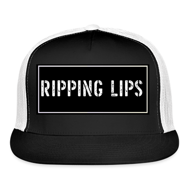 Funny Fishing Hat - black/white