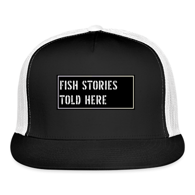 Funny Fish Hat - black/white