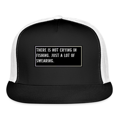 Funny Fish Cap - black/white