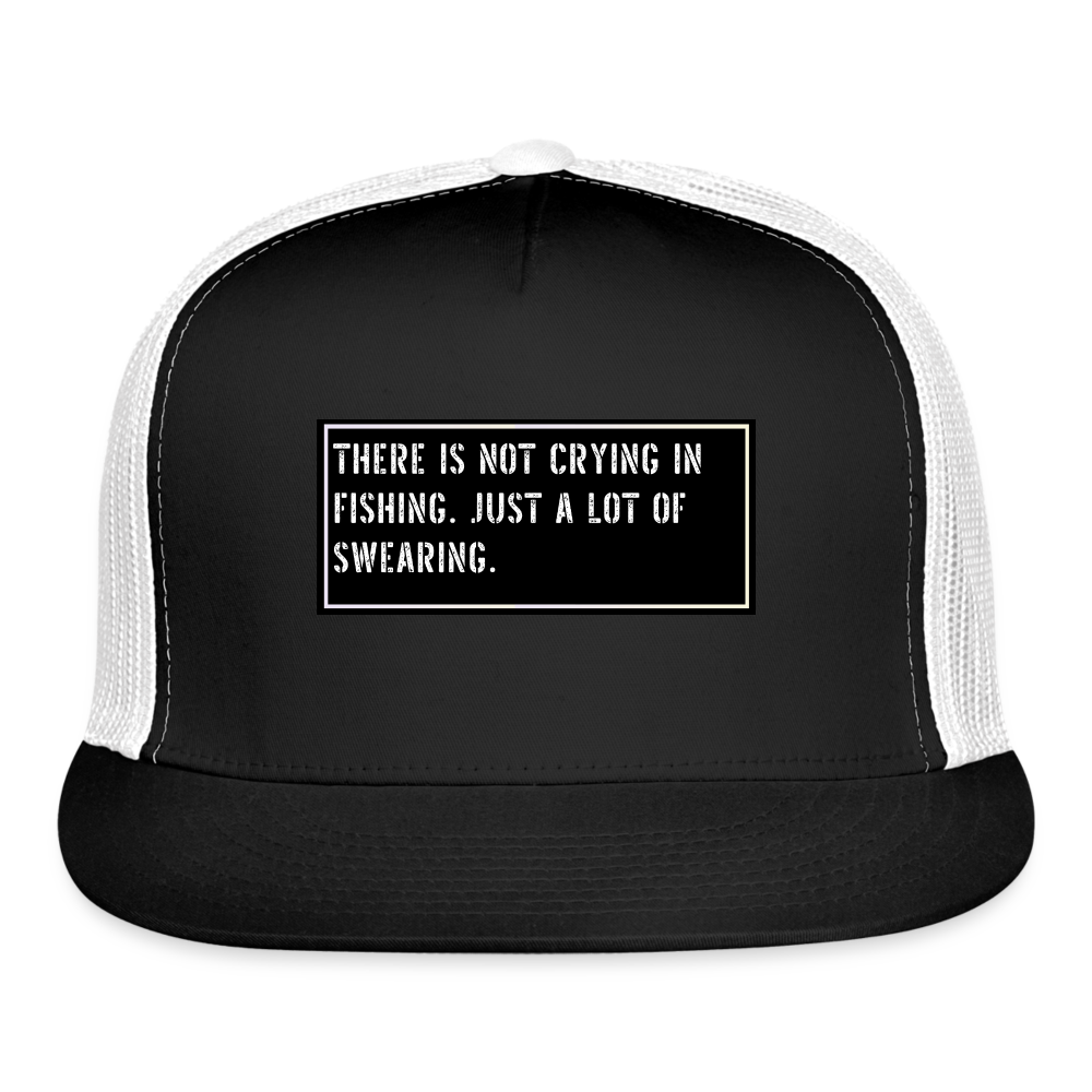 Funny Fish Cap - black/white
