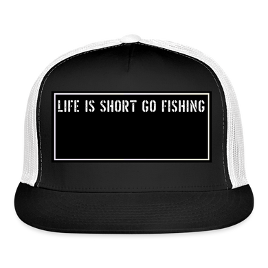 Fishing Cap Funny - black/white