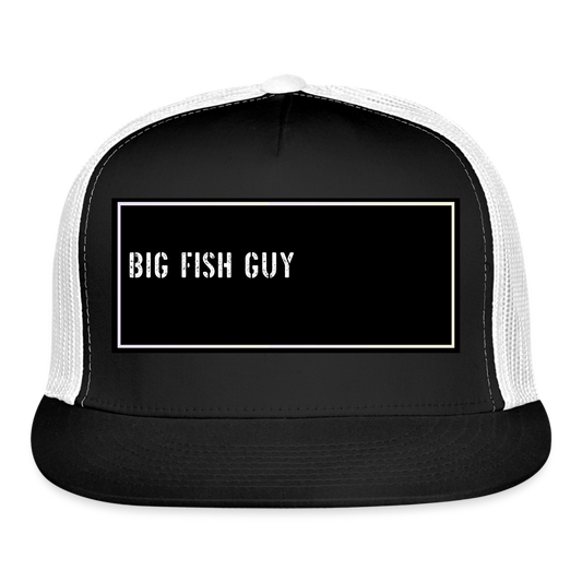 Fishing Hat Funny - black/white