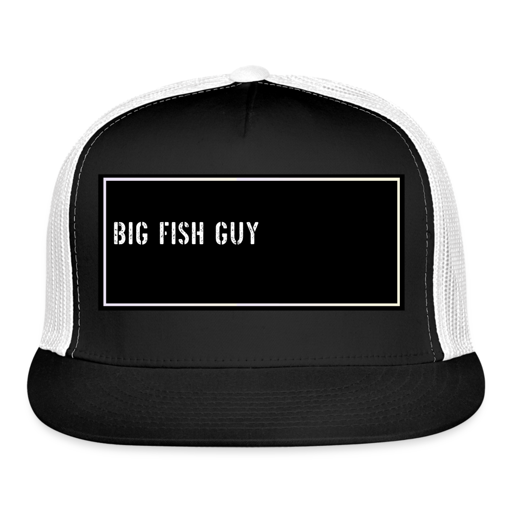 Fishing Hat Funny - black/white
