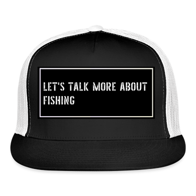 Funny Fishing Cap - black/white
