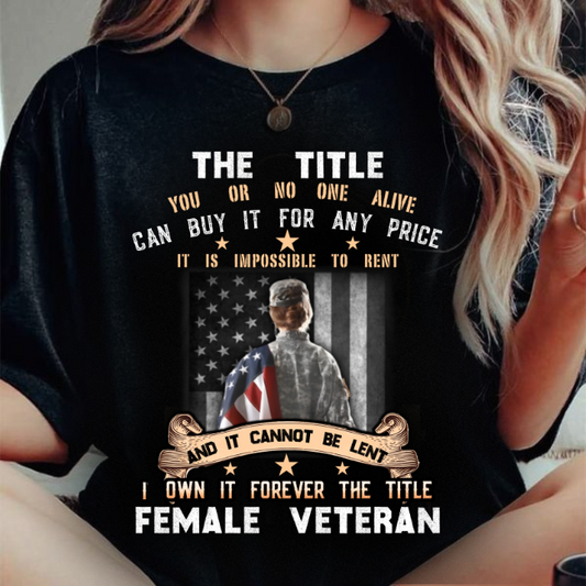 Female Veteran T-Shirt