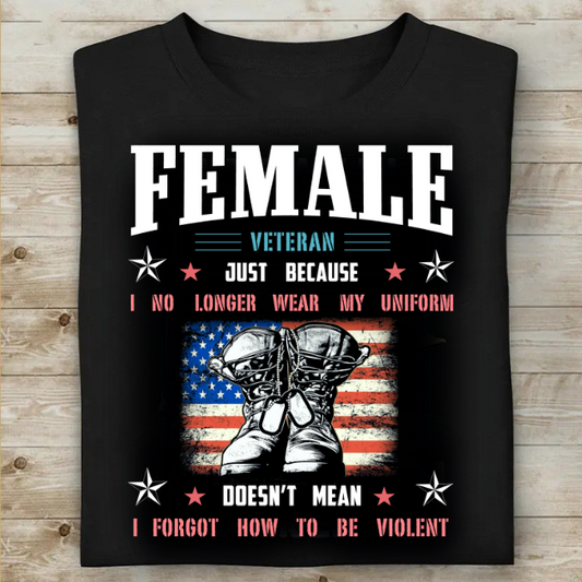 Female Veteran T-Shirt