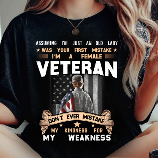 Female Veteran T-Shirt