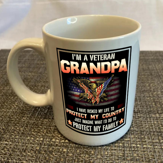 Veteran Grandpa Mug