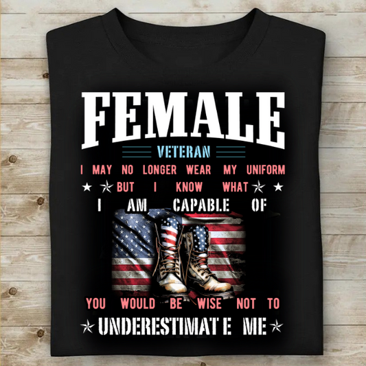 Female Veteran T-Shirt