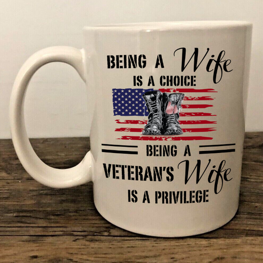 Veteran Wife Mug