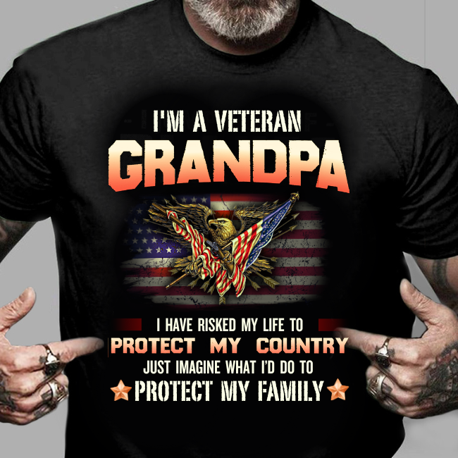 Veteran Grandpa T-Shirt