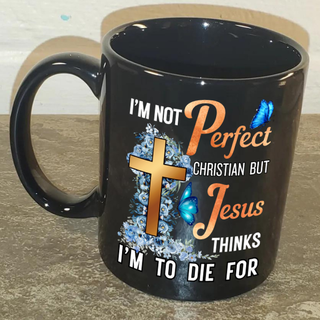 I'm Not Perfect Christian Coffee Mug