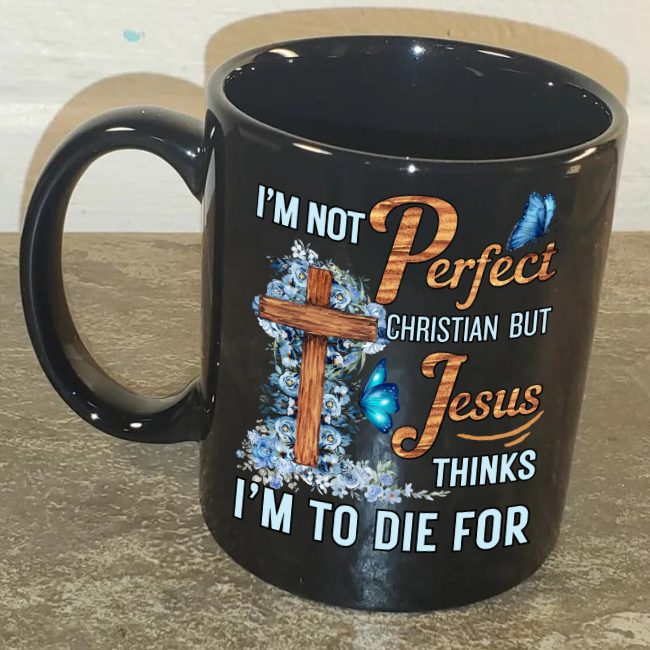 I'm Not Perfect Christian Coffee Mug