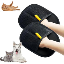 Load image into Gallery viewer, Pet Electrostatic Hair Removal Gloves Two-way Bristle Remover Hair Removal Brush Sticky Hair Artifact Cat Hair Gloves Cat Hair Removal Comb
