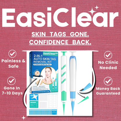 EasiClear™ - Skin tags gone. Confidence back.