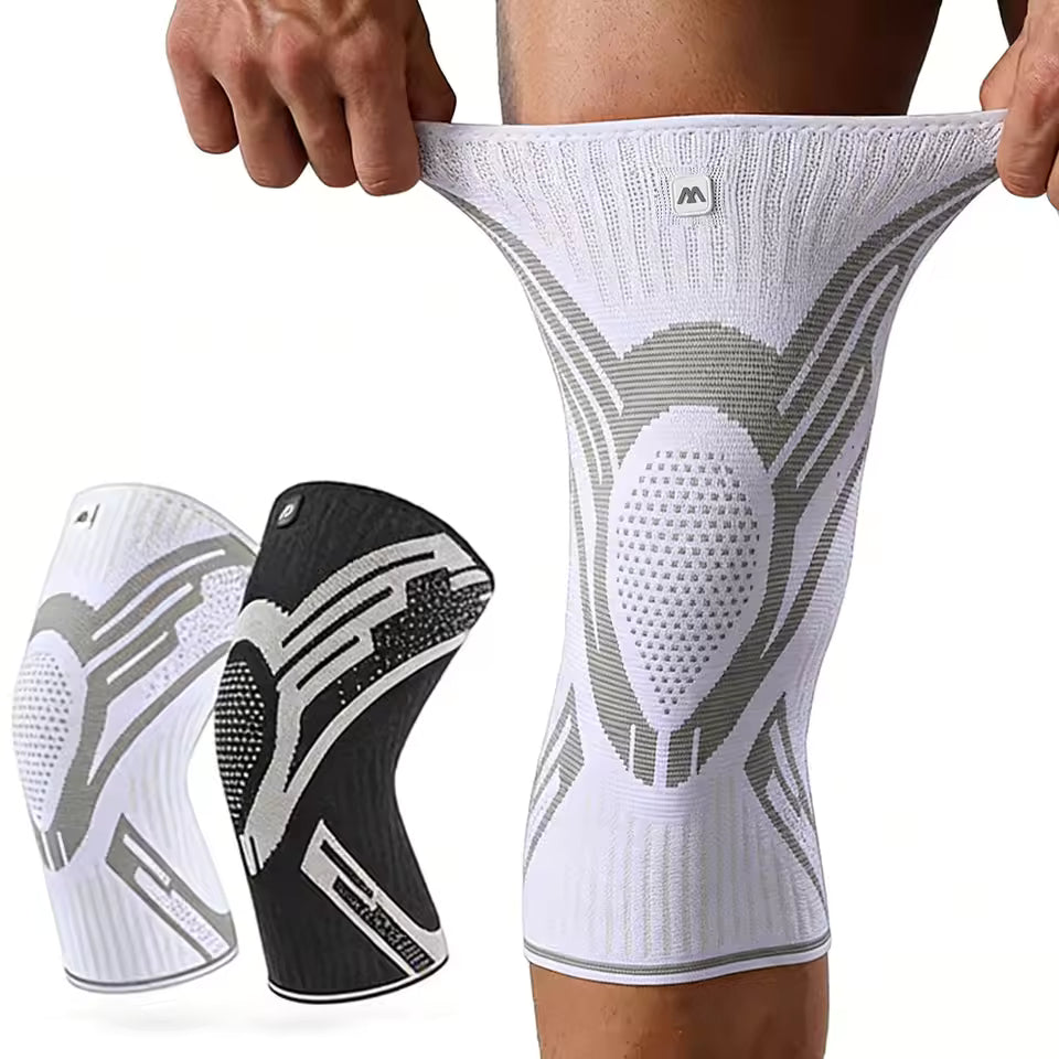 Compression Knee Support Sleeve (Pack of 3) — Breathable Elastic Support