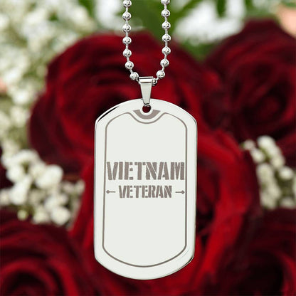 Vietnam Veteran Dog Tag