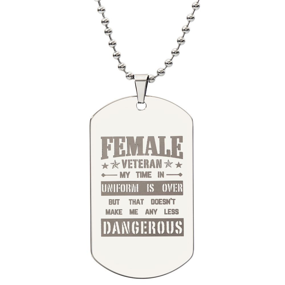 Female Vet Dog Tag
