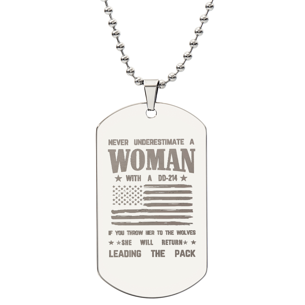 Female Vet Dog Tag